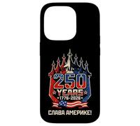 Funny 250 Years 1776-2026 Slava America Russian American Case for iPhone 14 Pro