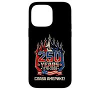 Funny 250 Years 1776-2026 Slava America Russian American Case for iPhone 14 Pro Max