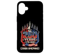Funny 250 Years 1776-2026 Slava America Russian American Case for iPhone 16 Plus