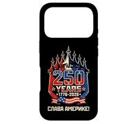 Funny 250 Years 1776-2026 Slava America Russian American Case for iPhone 17 Pro