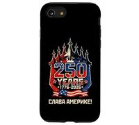 Funny 250 Years 1776-2026 Slava America Russian American Case for iPhone SE (2020) / 7/8