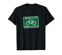 Funny 2nd Most Fun Between Your Legs Cycling Road Biker Value Graphic T-Shirt