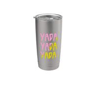 Funny 3 Yada Multicolors Pink|Yellow Stainless Steel Insulated Tumbler