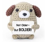 Funny 30/40/50th Crochet Dog Birthdays Gift: Ideal for Grandparents’ Birthdays & Retirement, Aunt/Uncle Celebrations, Christmas & Valentine’s Day (Funny Gift)