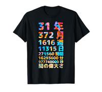 Funny 31st Birthday Old Meter Funny 31st Gift for Women Men Funny Calculator 31st Birthday Gift T-Shirt