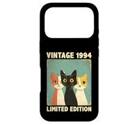 Funny 32 Years Old Gift Vintage 1994 Cat Lover 32nd Birthday Case for iPhone 17 Pro