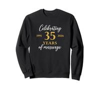 Funny 35 Years of Marriage 1991 35th Wedding Anniversary Sweatshirt