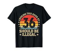 Funny 36 Year Old Gag Humor Bday Vintage 36th Birthday T-Shirt