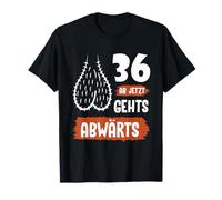 Funny 36th Birthday Shirt Gag Gift Downhill Humor T-Shirt