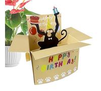 Funny 3D Birthday Card - Humorous Greeting Card, Surprise, Eye-catching Design for Friends and Family | Perfect Party Husband, Wife, Mom, Dad, Kids, Son, To