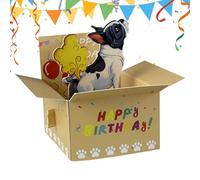 Funny 3D Birthday Card, Humorous Happy Birthday Card, Congratulations for Boys, Girls, Son, Daughter, Dad, Mum, Husband, Wife, Sister, Women, Men, Boyfriend, Children