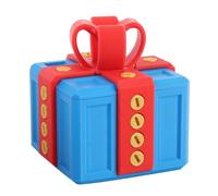 Funny 3D Printed Novelty Present Box Joker's Delight for Pranksters Materialize Joker Scene (Blue Red)