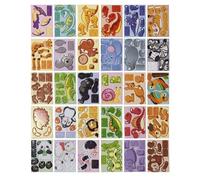 Funny 3D Puzzles for Little Kids - 30 Pieces Assembly Animal and Learning Toy,Paper Based Cartoon Puzzle,For the boys, in the preschool environment, classroom environment, desk area, party
