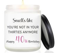 Funny 40th Birthday Candle Gift for Women - Humorous Turning 40 Candle, Milestone Birthday Gift with Attitude for Friends, Sister, Wife