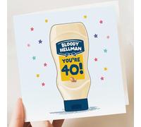 Funny 40th Birthday Card - Birthday Card, Funny quote card, Friend, Girlfriend, Wife her, him, Boyfriend, Husband - Birthday Gifts - Humorous Birthday Cards - Made in UK