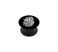 Funny 40th Birthday Not Forty I'm Twenty 40 Years Old Gift PopSockets Adhesive PopGrip