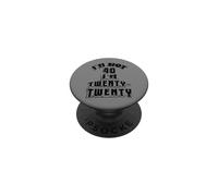 Funny 40th Birthday Not Forty I'm Twenty 40 Years Old Gift PopSockets Adhesive PopGrip