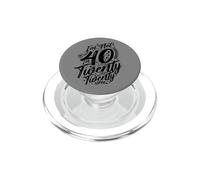 Funny 40th Birthday Not Forty I'm Twenty 40 Years Old Gift PopSockets PopGrip for MagSafe