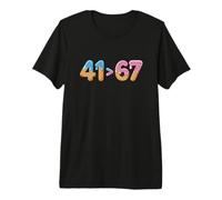 Funny 41 4 1 Drippy Ice Cream Sprinkles 41 Greater Than 67 Premium T-Shirt