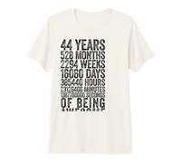 Funny 44th Birthday Shirt Old Meter Funny 44 Year Old Gifts Premium T-Shirt