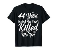 Funny 44th Years Anniversary Wedding She and He Family T-Shirt