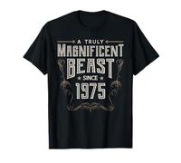Funny 46th Birthday Gift, Magnificent Beast Since 1975 T-Shirt