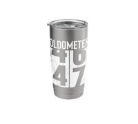 Funny 47 Years Old 47th Birthday Odometer Oldometer Gift Men Stainless Steel Insulated Tumbler