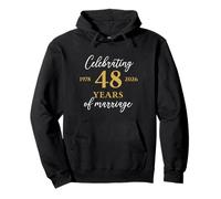 Funny 48 Years of Marriage 1978 48th Wedding Anniversary Pullover Hoodie