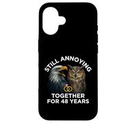 Funny 48th Anniversary Still Annoying Couple 48 Years Case for iPhone 16