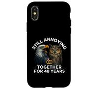 Funny 48th Anniversary Still Annoying Couple 48 Years Case for iPhone X/XS