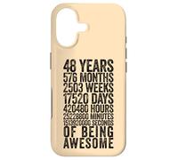 Funny 48th Birthday Shirt Old Meter Funny 48 Year Old Gifts Case for iPhone 17