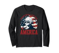Funny 4th Of July God Bless This Great Chaos Called America Long Sleeve T-Shirt