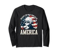 Funny 4th Of July God Bless This Great Chaos Called America Long Sleeve T-Shirt