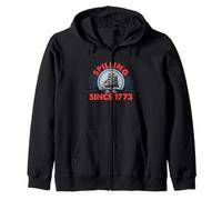 Funny 4th Of July Party - Spilling The Tea Since 1773 Zip Hoodie