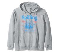 Funny 4th Of July Spilling The Tea Since 1773 Mens Womens Zip Hoodie