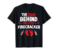 Funny 4th Of July The Man Behind Firecracker Patriotic T-Shirt