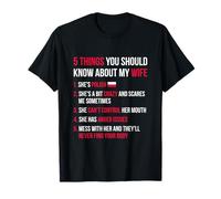 Funny 5 Things You Should Know About My Polish Wife T-Shirt