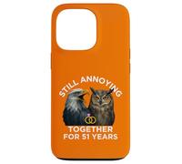 Funny 51st Anniversary Still Annoying Couple 51 Years Case for iPhone 13 Pro