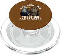 Funny 53rd Anniversary Still Annoying Couple 53 Years PopSockets PopGrip for MagSafe
