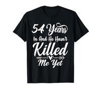 Funny 54th Anniversary Wedding He and She Family T-Shirt