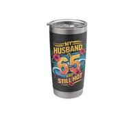 Funny 55th Birthday My Husband is 55 and Still Hot Stainless Steel Insulated Tumbler