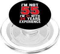 Funny 55th birthday PopSockets PopGrip for MagSafe