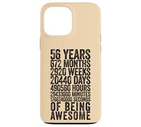 Funny 56th Birthday Shirt Old Meter Funny 56 Year Old Gifts Case for iPhone 13 Pro Max