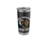 Funny 58th Anniversary Still Annoying Couple 58 Years Stainless Steel Insulated Tumbler