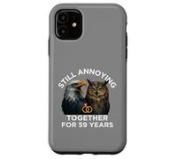 Funny 59th Anniversary Still Annoying Couple 59 Years Case for iPhone 11