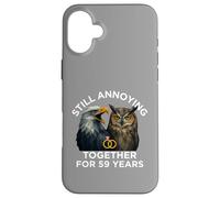Funny 59th Anniversary Still Annoying Couple 59 Years Case for iPhone 16 Plus