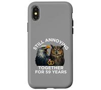 Funny 59th Anniversary Still Annoying Couple 59 Years Case for iPhone X/XS