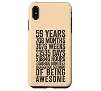 Funny 59th Birthday Shirt Old Meter Funny 59 Year Old Gifts Case for iPhone XS Max