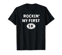 Funny 5K Race Training New Runner Saying My First 5K Running T-Shirt