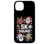 Funny 5K Squad Santa Reindeer Snowman Elf Jogger Humor Case for iPhone 14 Plus